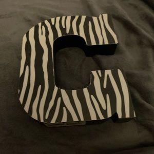 Letter "c" decorative piece